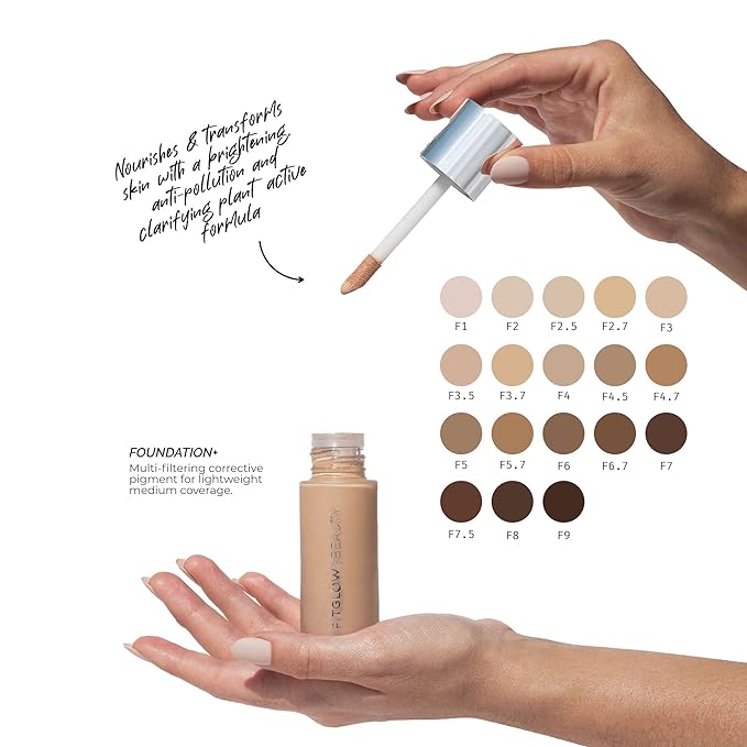 Fitglow Beauty - Natural Foundation+ Photo-Filtering Foundation |