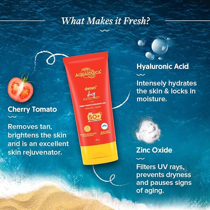 Detan+ Dewy Face Sunscreen with