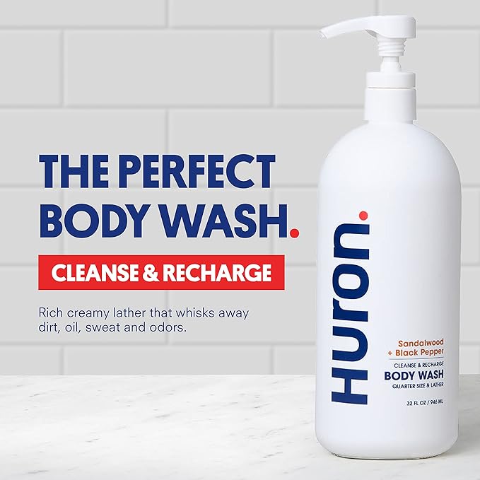 Huron Men’s Moisturizing Body Wash - Clean &