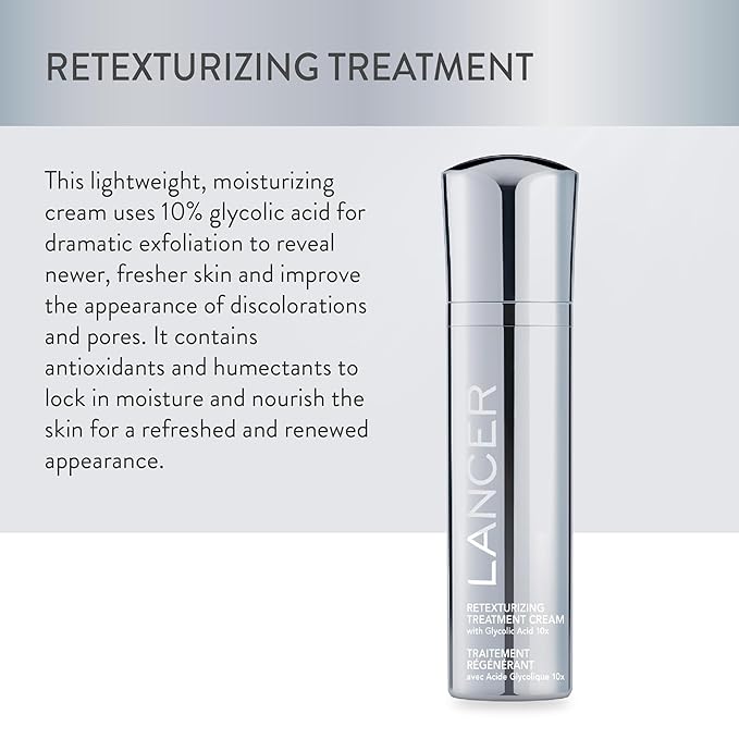 Lancer Skincare Retexturizing Treatment, Daily Moisturizing