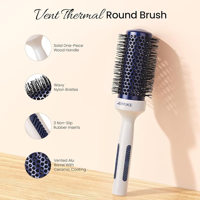 AIMIKE Nano Ionic Tech Ceramic Brush for Blow