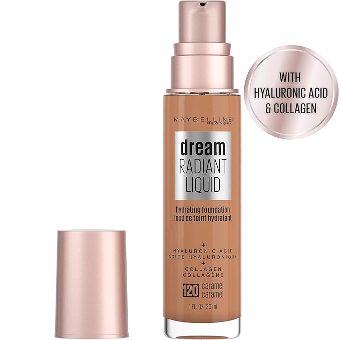 Maybelline Dream Radiant Liquid Medium Coverage Hydrating Makeup, Fl; Oz