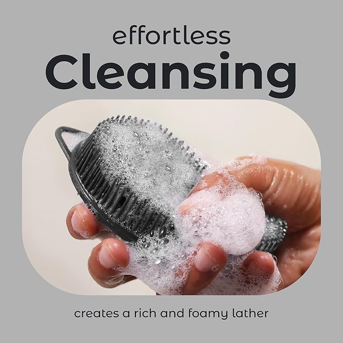 Mainbasics exfoliating silicone body scrubber