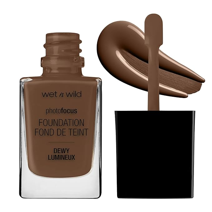 wet n wild Photo Focus Dewy Foundation, Deep 1.06 Ounces