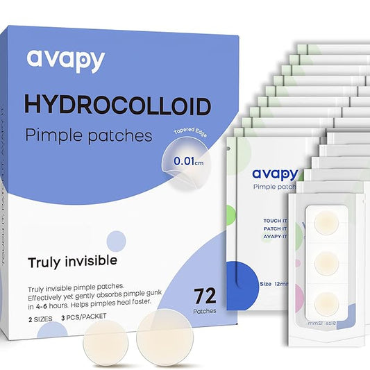 Pimple Patches for Face Invisible Hydrocolloid Acne 72 Count