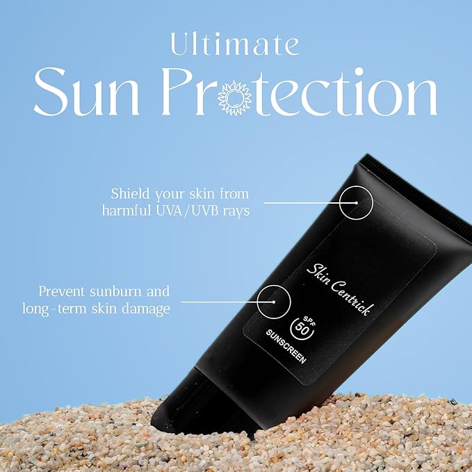 Daily Face & Body Sunscreen, SPF 50, Oil Free, Lightweight, Silky, absorbs easilyinto skin without white cast, 2.8 Ounce