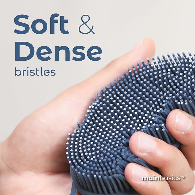 Mainbasics exfoliating silicone body scrubber