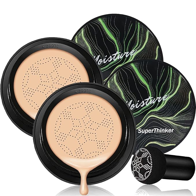 Air Cushion CC Cream Mushroom Head Foundation, Moisturizing PCS Natural)