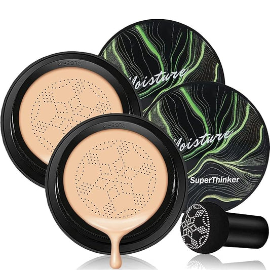 Air Cushion CC Cream Mushroom Head Foundation, Moisturizing PCS Natural)