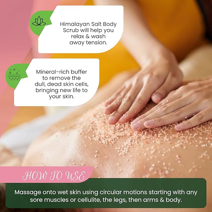 Himalayan Salt Body Scrub, Helps to