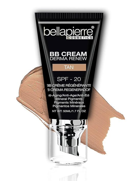 bellapierre BB Cream with SPF 20 - Tinted - Tan 7 Oz