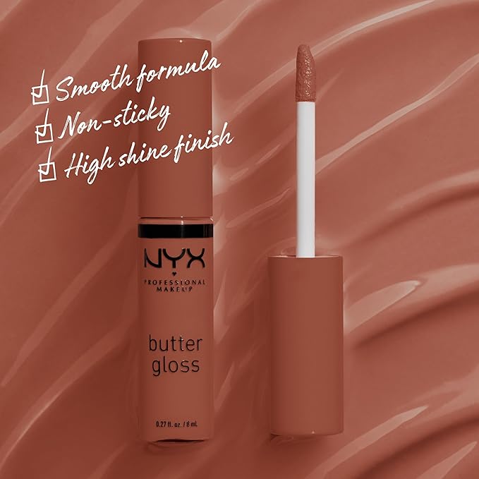 NYX PROFESSIONAL MAKEUP Butter Gloss, Non-Sticky Lip Gloss