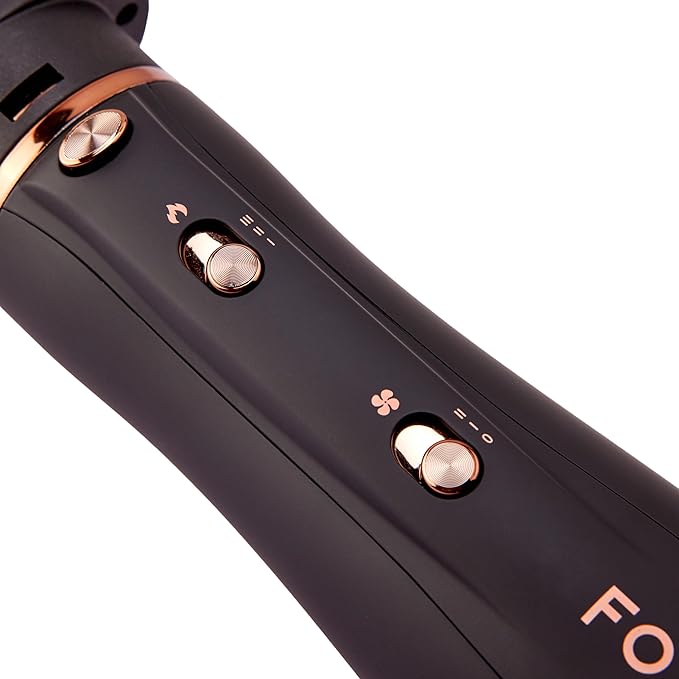 FoxyBae 3-in-1 Ceramic Interchangeable Hair Tools - Blowout [Black Rose-Gold]