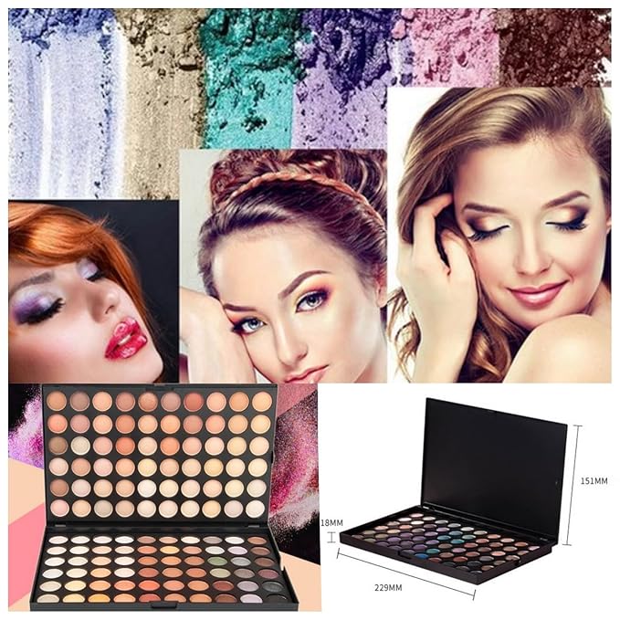 120 Nude Eyeshadow Palette, Beauty Makeup Palette Multicolor