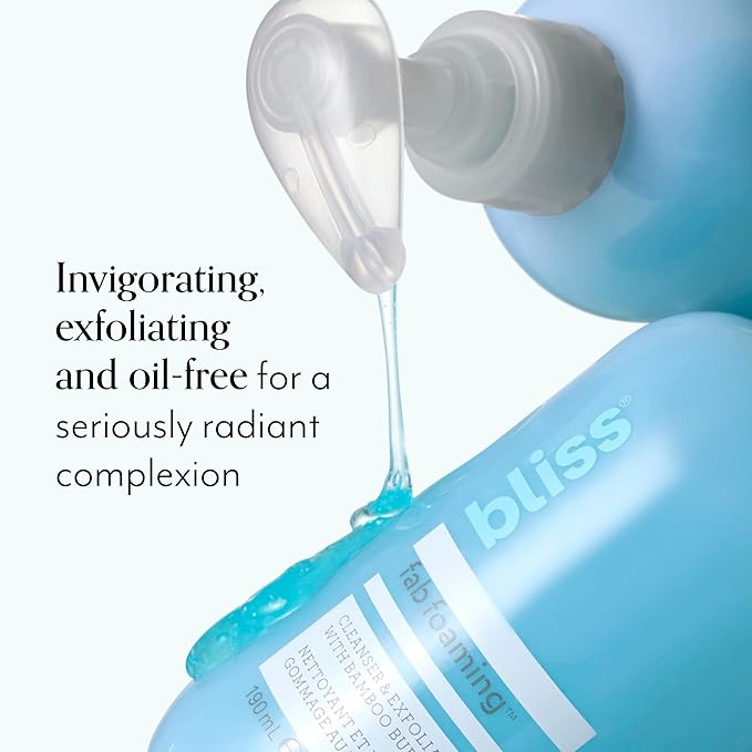 Bliss Fab Foaming 2-In-1 Cleanser and Exfoliator Foaming