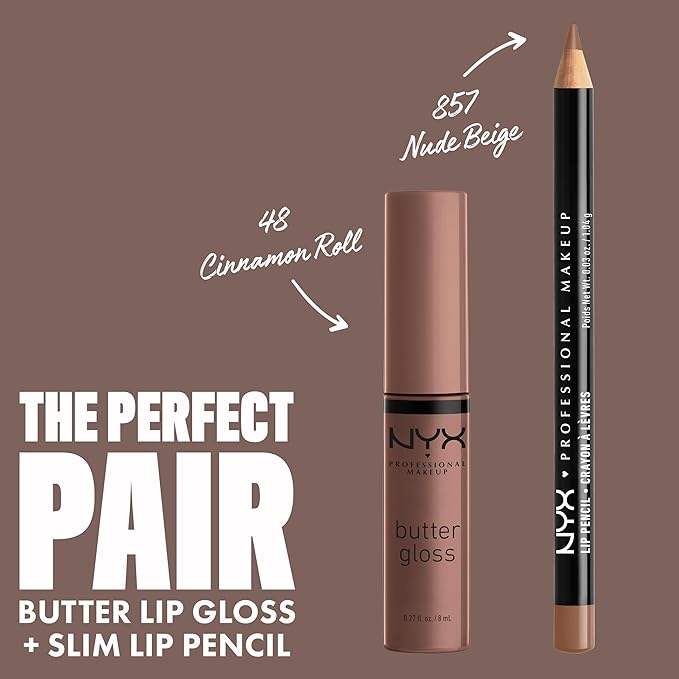 NYX PROFESSIONAL MAKEUP Butter Gloss Brown Sugar, Non-Sticky