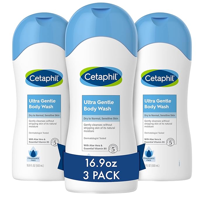 Cetaphil Ultra Gentle Refreshing Body Wash, For Dry 9oz