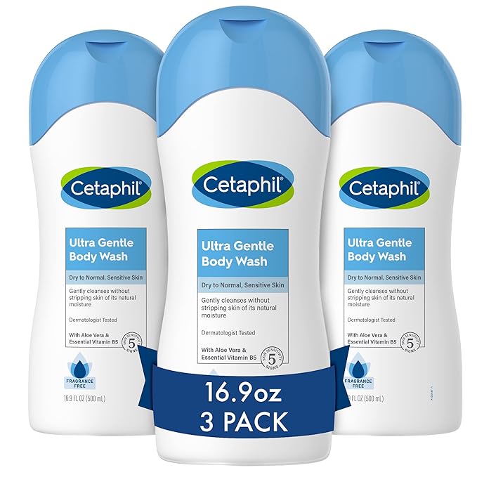 Cetaphil Ultra Gentle Refreshing Body Wash, 16.9oz