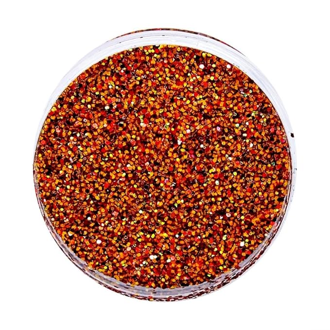 Orange-Red Glitter #66 From Royal Care Cosmetics Orange-Red