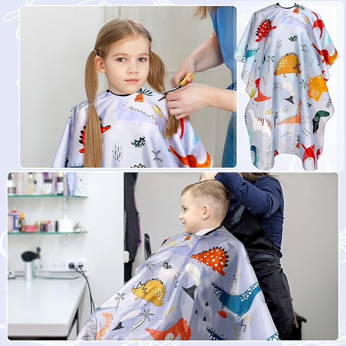 FEBSNOW Kids Hair Cutting Cape,Professional