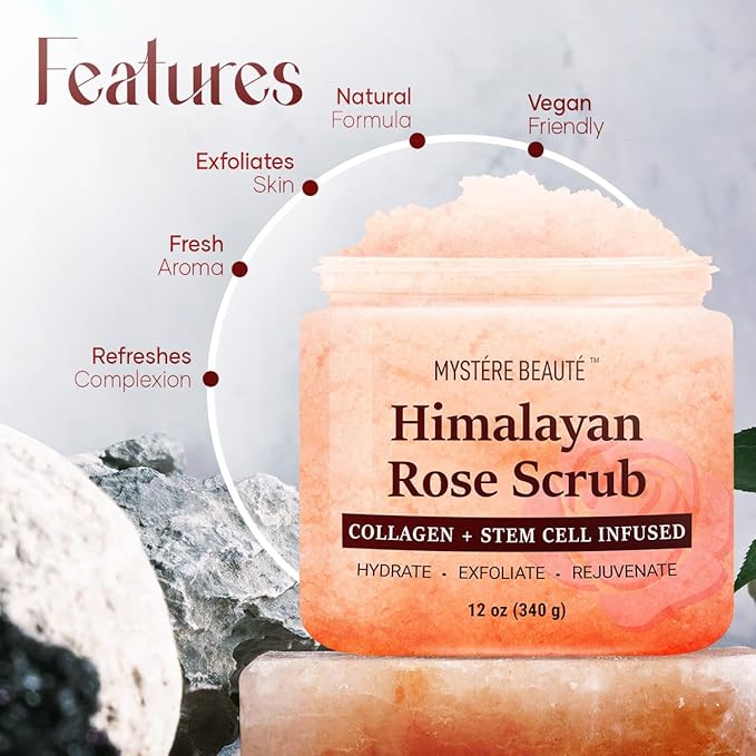 Himalayan Salt Body Scrub 12 oz