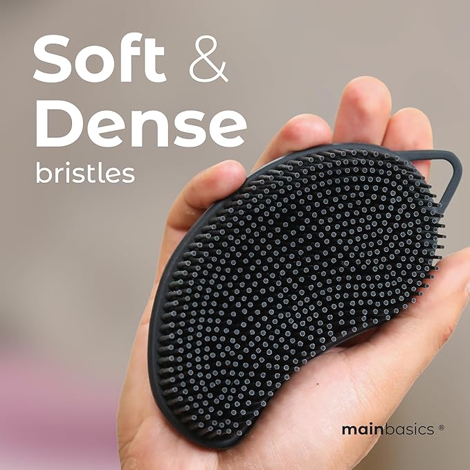 Mainbasics exfoliating silicone body scrubber