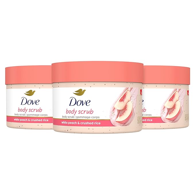 Dove Body Scrub White Peach &