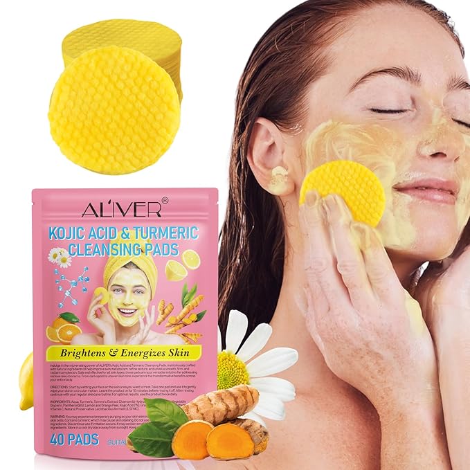 Turmeric cleansing pads, 40pcs turmearic