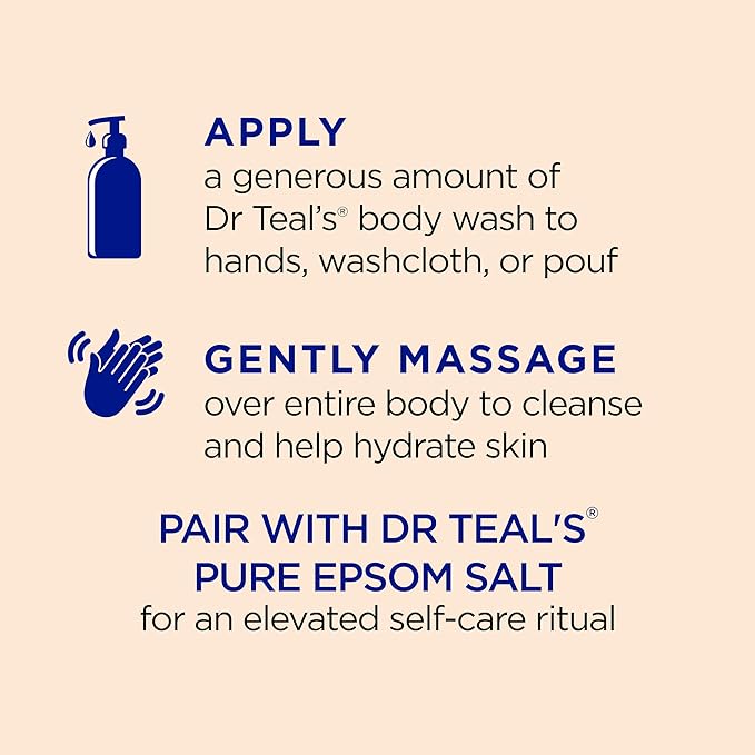 Dr Teal's Body Wash with Pure 24oz