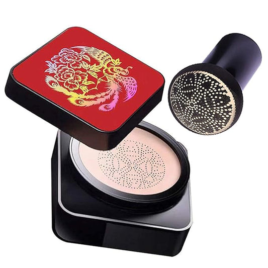 Mushroomhead Air Cushion CC Cream Flawless Foundation Natural Brush (