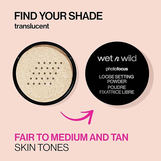 wet n wild Photo Focus Loose Baking Setting Tones, Translucent