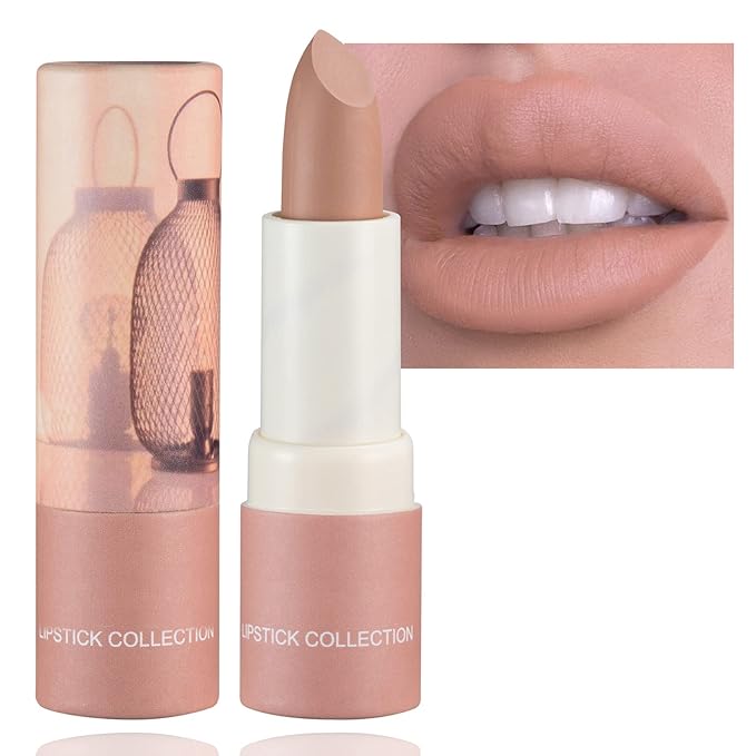 Matte Nude Lipstick,Nude Paper Tube Nude Matte Lipsticks