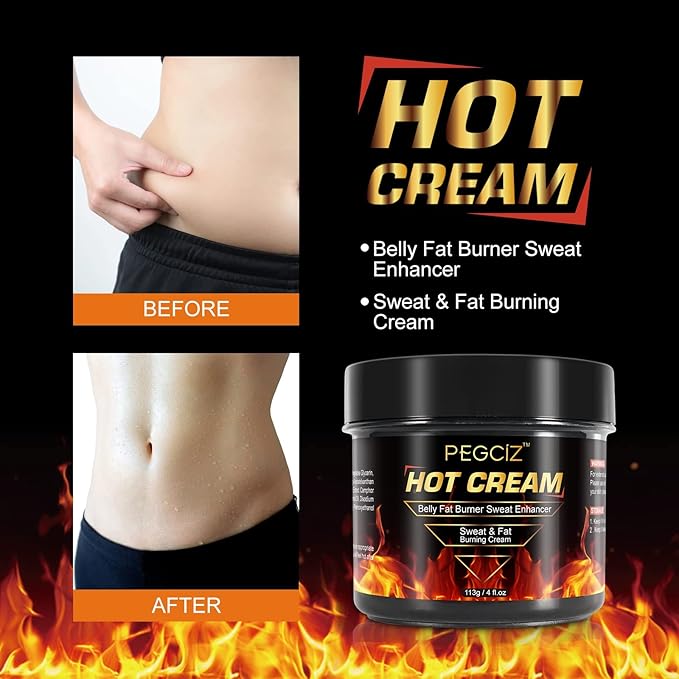 Hot Sweat Cream, Fat Burning Cream