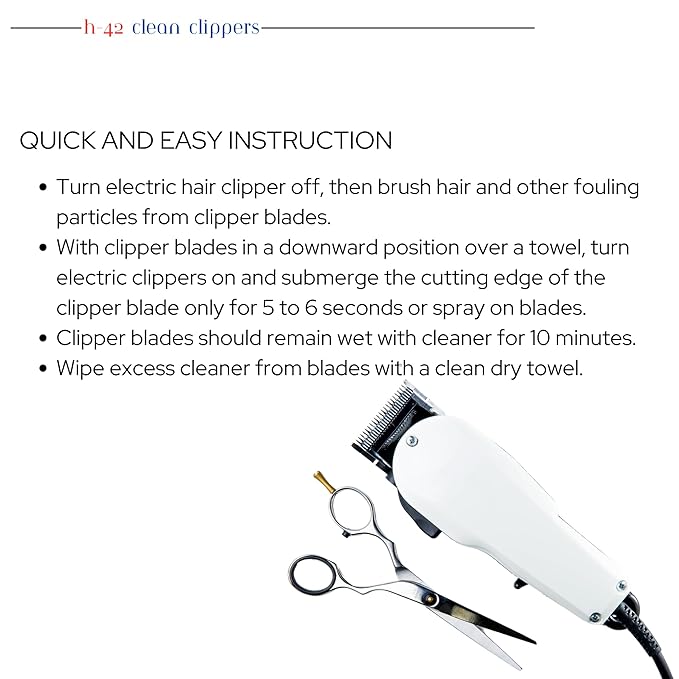 H-42 Clean Clippers Blade Cleaner