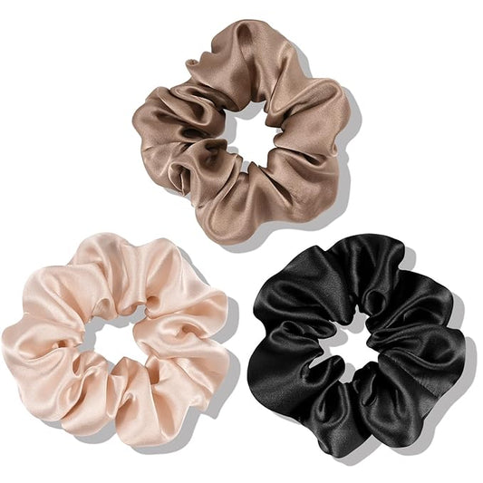 OLESILK 100% Mulberry Silk-Scrunchies for