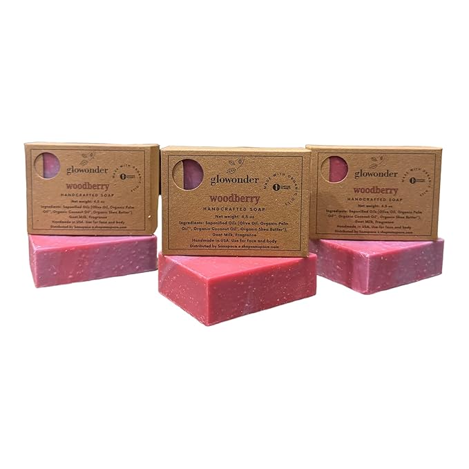 3 Pack Woodberry Handmade Organic Bar 13.5 oz