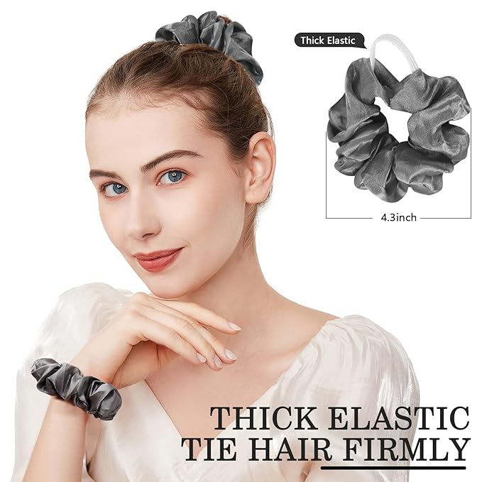 Satin Scrunchies for Women Girls