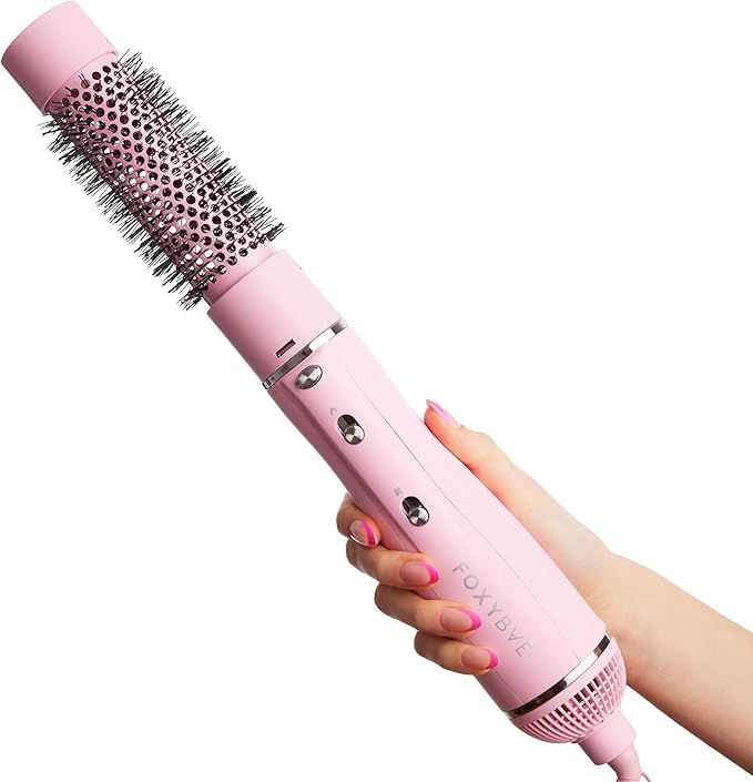 FoxyBae 3-in-1 Ceramic Interchangeable Hair Tools - Blowout [Party Pink]