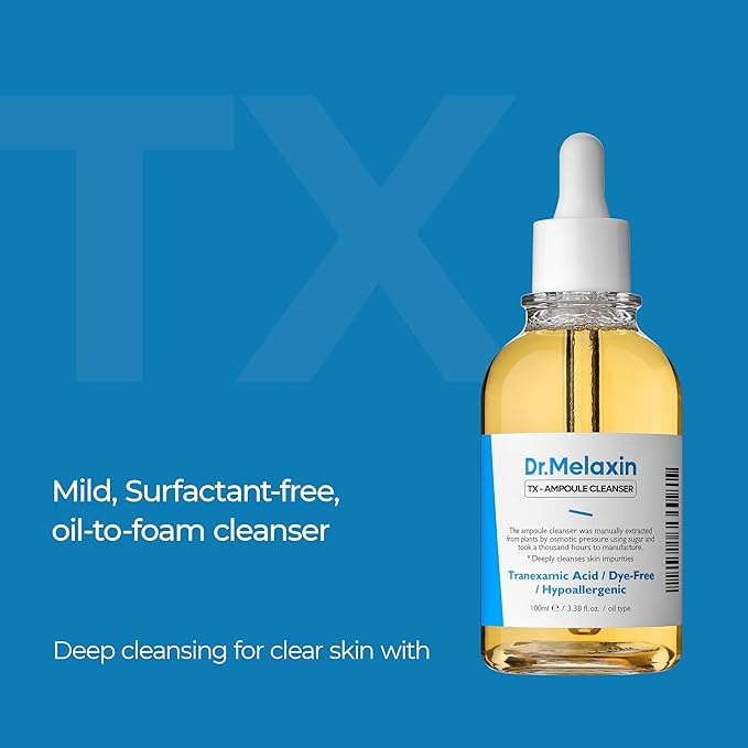 TX Tranexamic Acid Ampoule Cleanser 100ml / 5.07fl oz, Moisturizing, Cleansing for Sensitive Skin