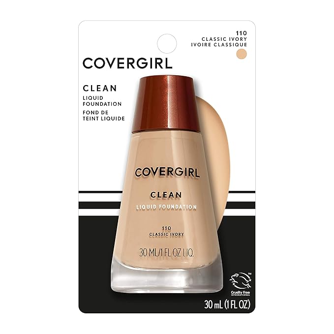 Covergirl Clean Liquid Foundation - 110 By for 0.25 Ounce