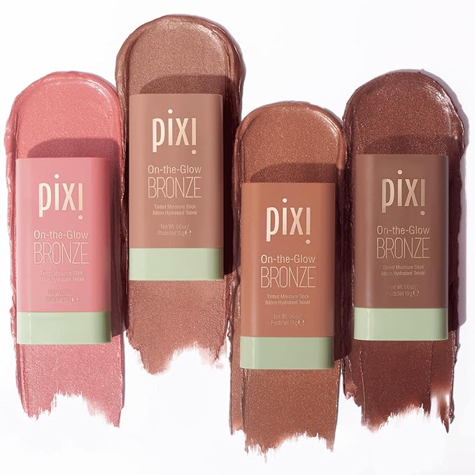 Pixi On-the-Glow Bronze - RichGlow, Hydrating Tinted Moisture 0.6oz, Paraben-Free 19g