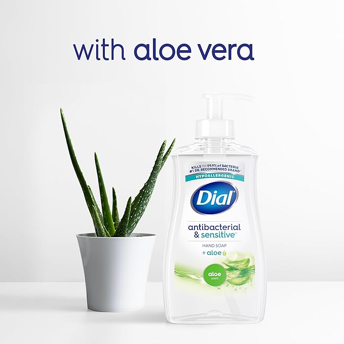 Dial Antibacterial Liquid Hand Soap, Aloe