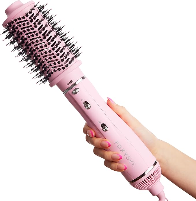 FoxyBae 3-in-1 Ceramic Interchangeable Hair Tools - Blowout [Party Pink]