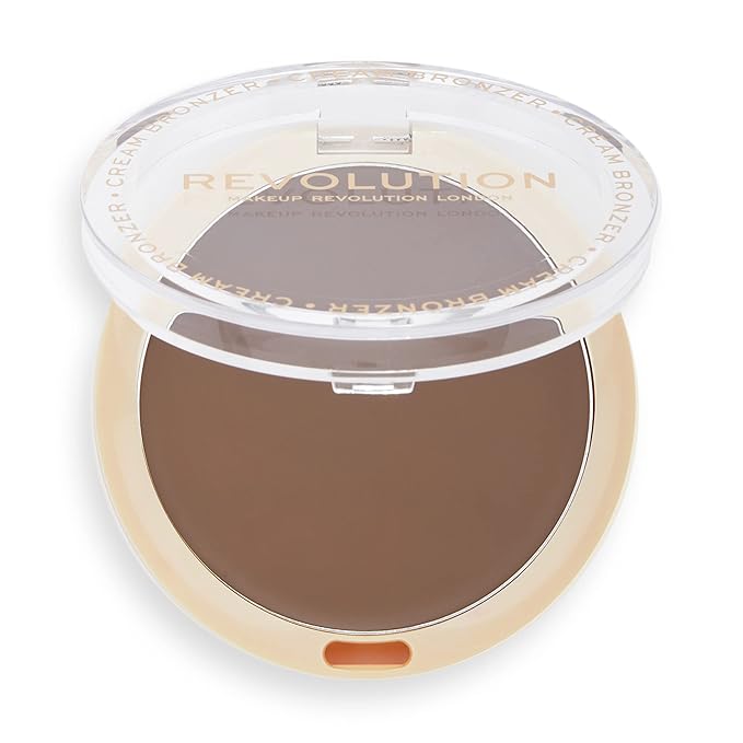 Revolution Beauty, Ultra Cream Face Bronzer, Buildable & Dark, . 0.24 Oz