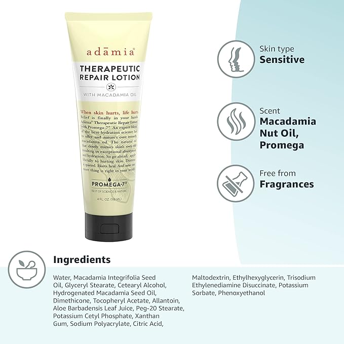 Adamia Therapeutic Repair Lotion with Macadamia