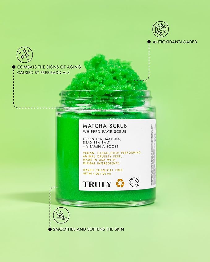 Truly Beauty Matcha Whipped Face Scrub