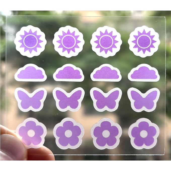 80 Pcs UV Stickers for