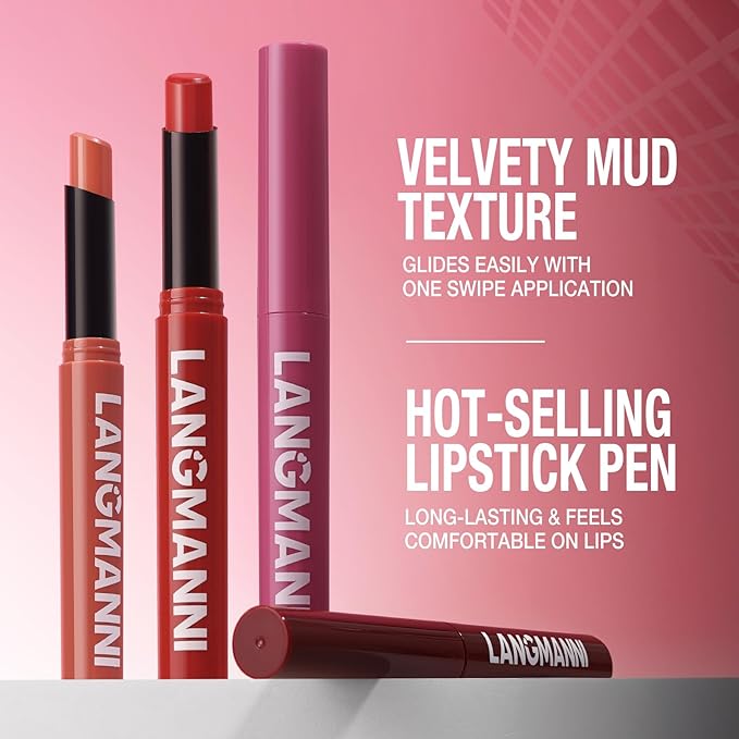 Jolilab 12 Pcs Velvet Matte Lipstick Nude Matte Lipstick