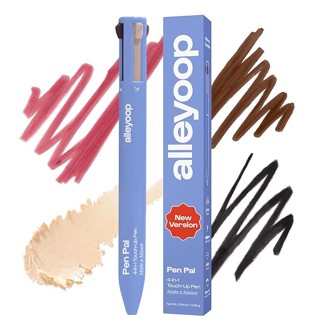 Alleyoop Pen Pal Touch-Up 4-in-1 Makeup Pen, Make