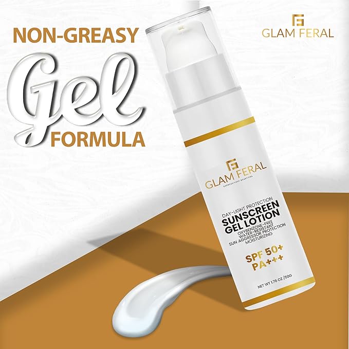 Non-Greasy Gel Sunscreen Lotion, Broad